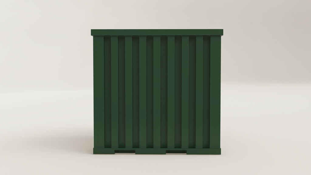 Flatpack - 4 - Bottle Green - 1 End Door view 3