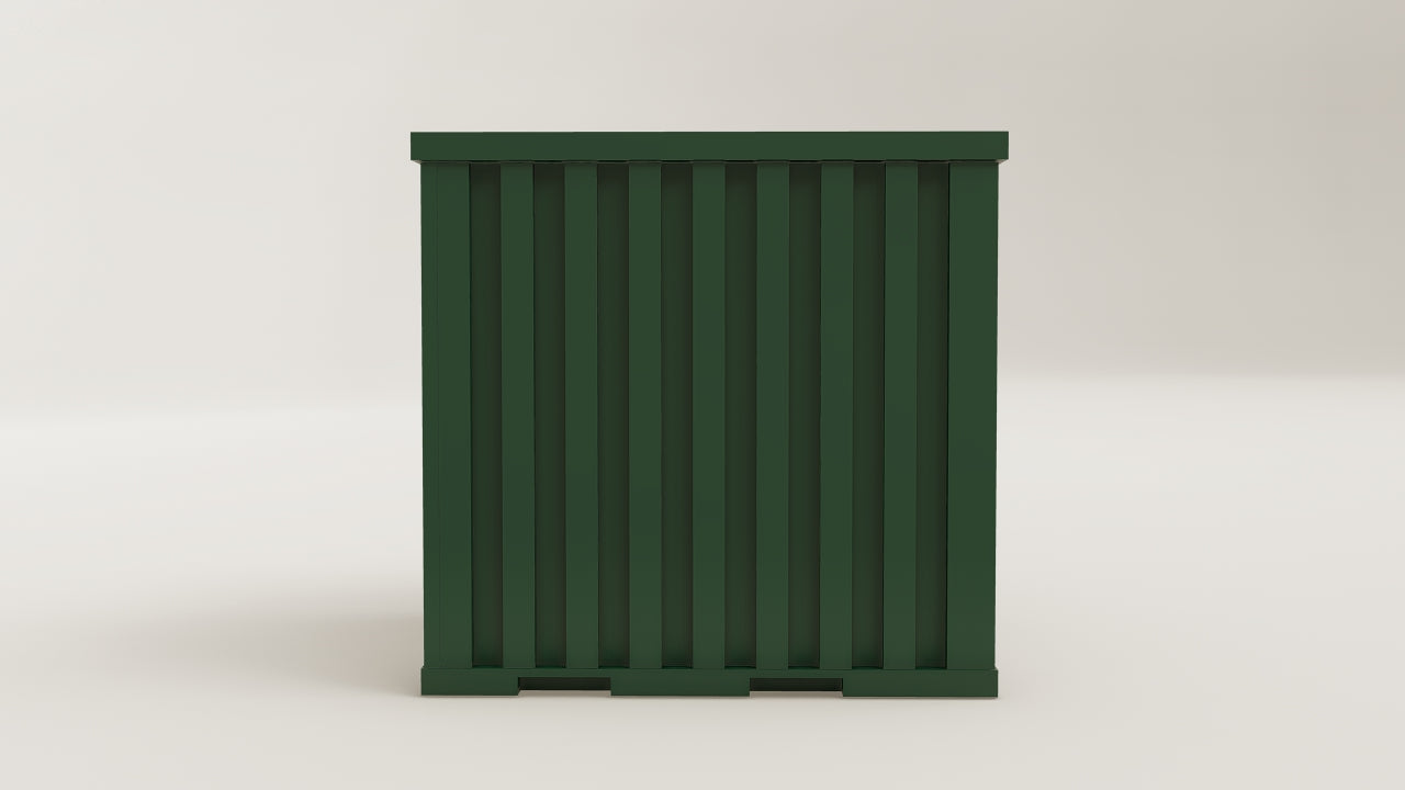 Flatpack - 4 - Bottle Green - 1 End Door view 3