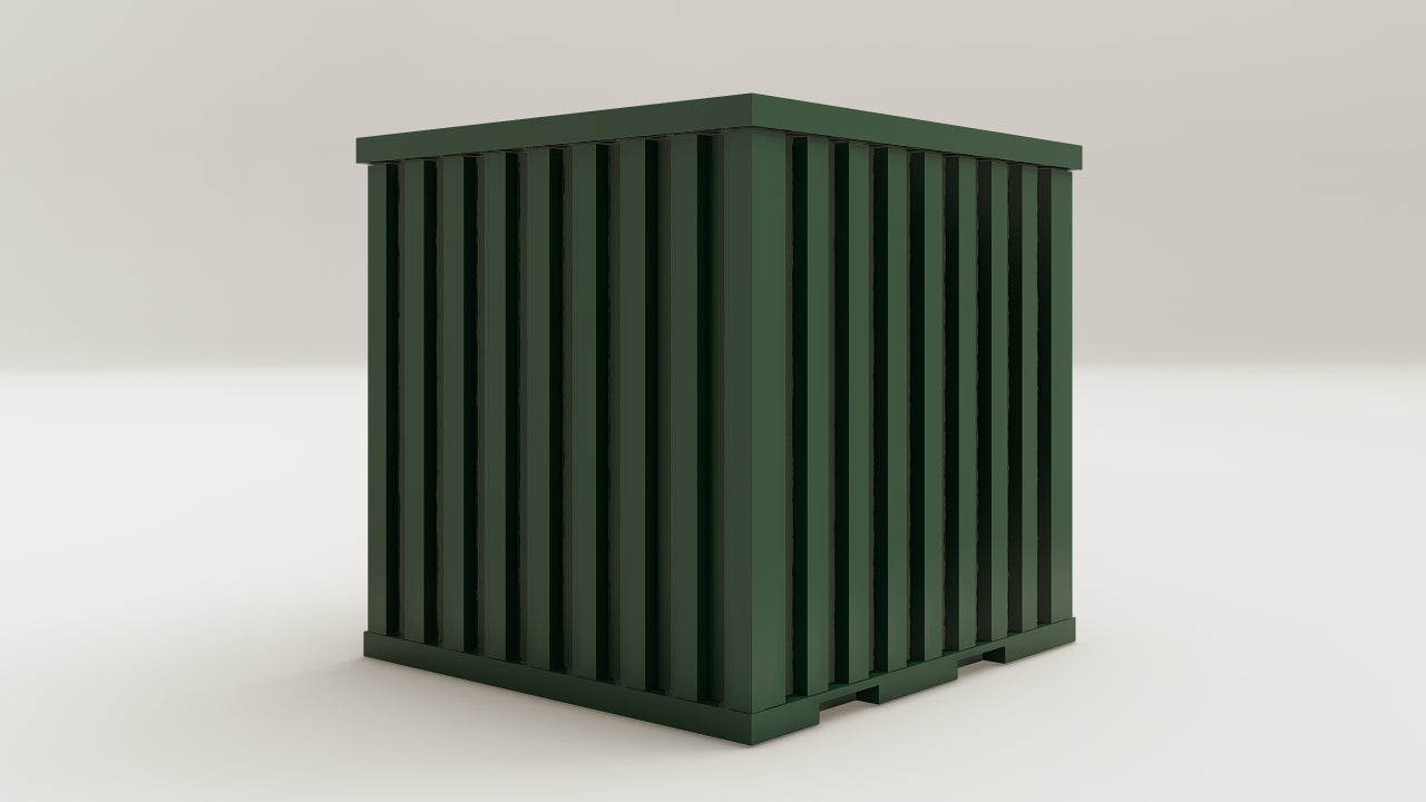 Flatpack - 4 - Bottle Green - 1 End Door view 4