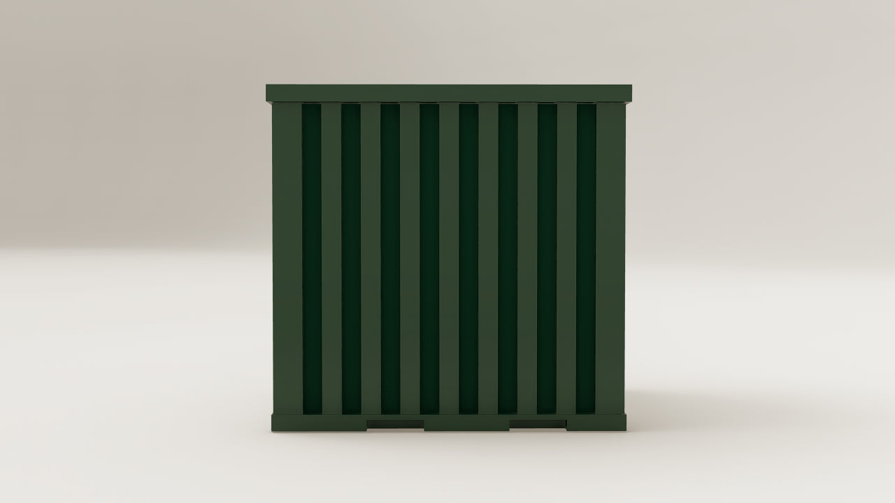 Flatpack - 4 - Bottle Green - 1 End Door view 6