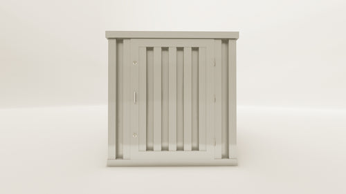 Flatpack - 4 - Galvanised Steel - 1 End Door view 1