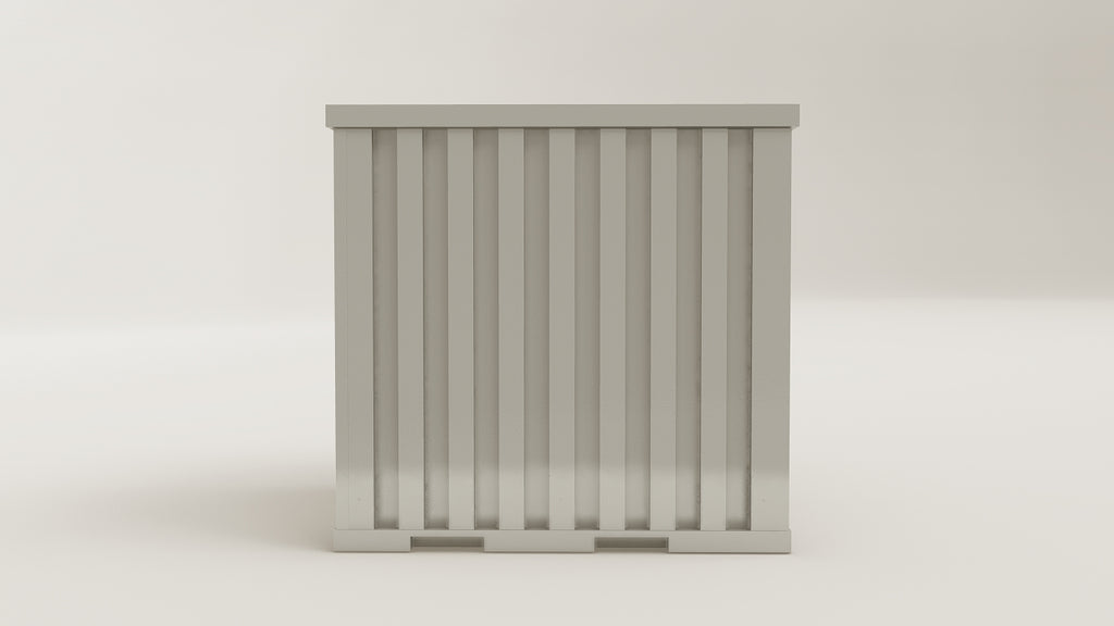 Flatpack - 4 - Galvanised Steel - 1 End Door view 3