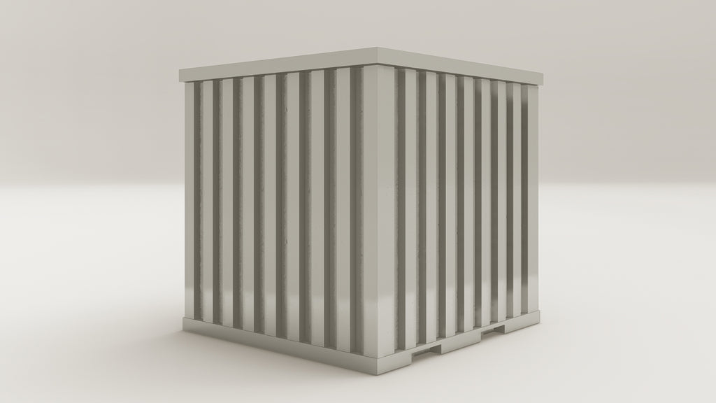 Flatpack - 4 - Galvanised Steel - 1 End Door view 4