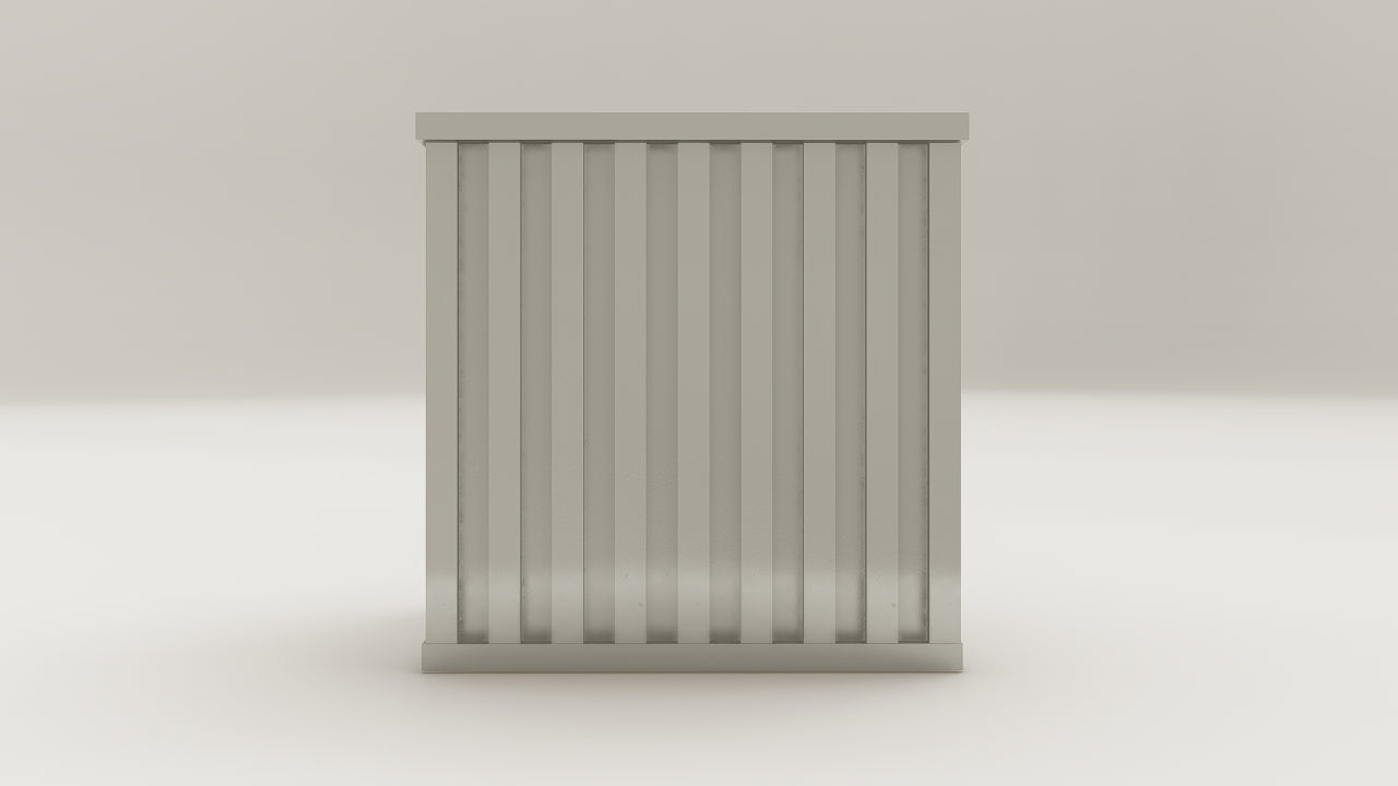 Flatpack - 4 - Galvanised Steel - 1 End Door view 5