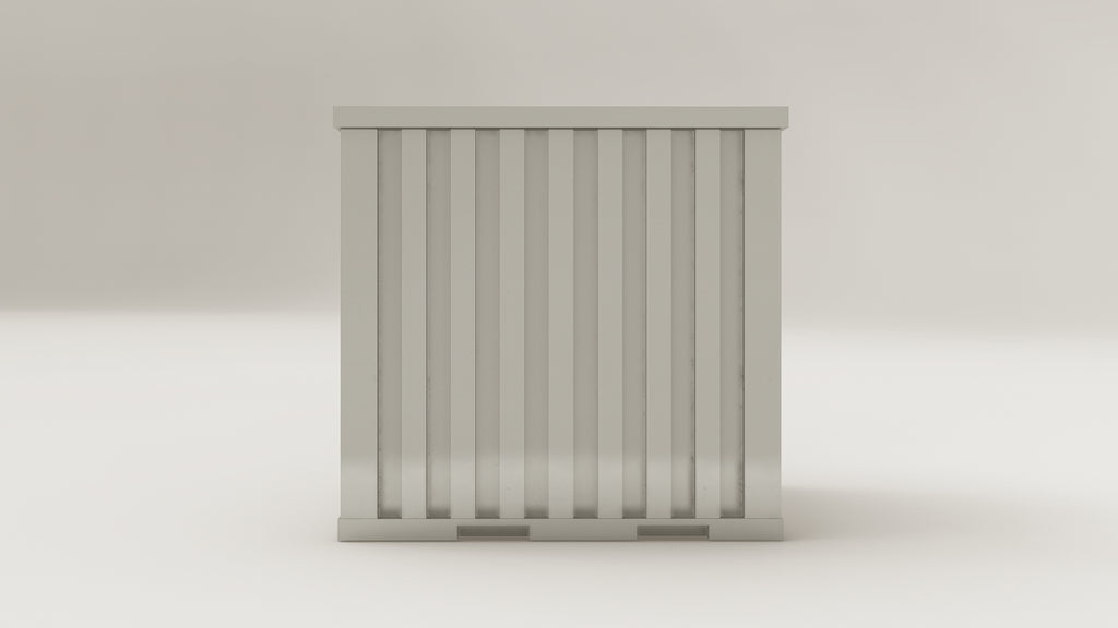 Flatpack - 4 - Galvanised Steel - 1 End Door view 6