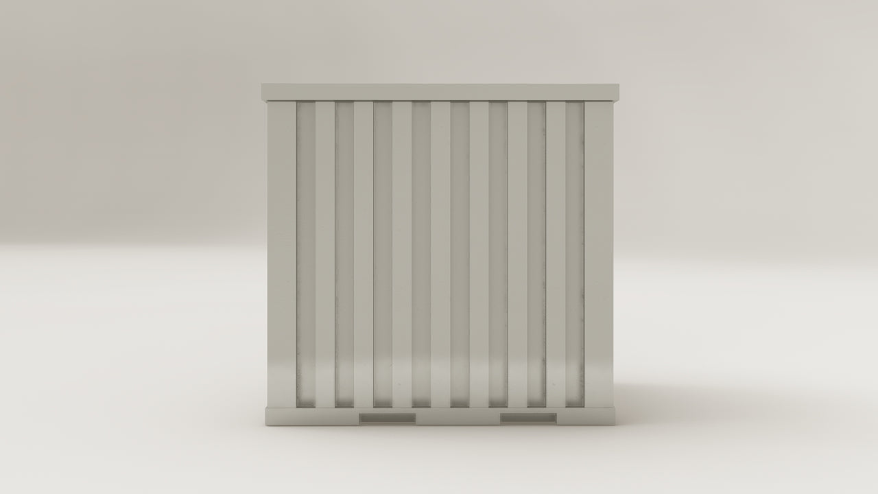 Flatpack - 4 - Galvanised Steel - 1 End Door view 6