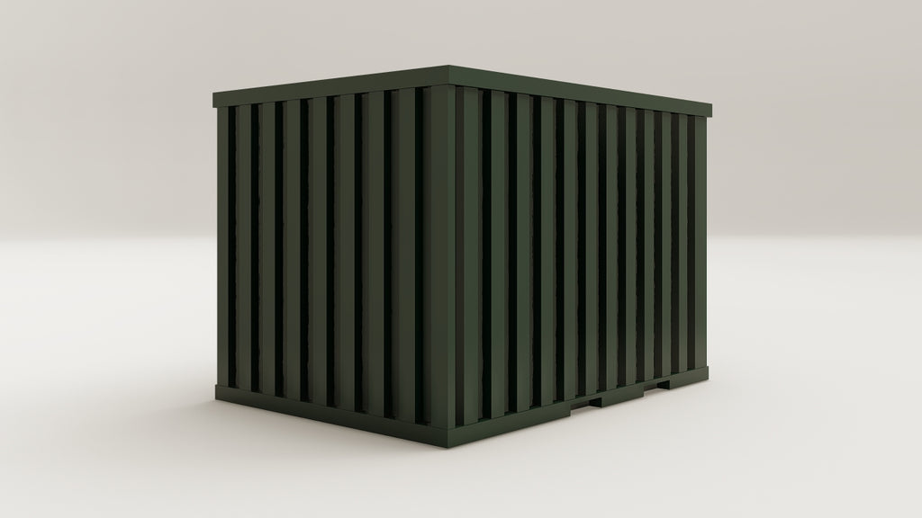 Flatpack - 6 - Bottle Green - 1 End Door view 4