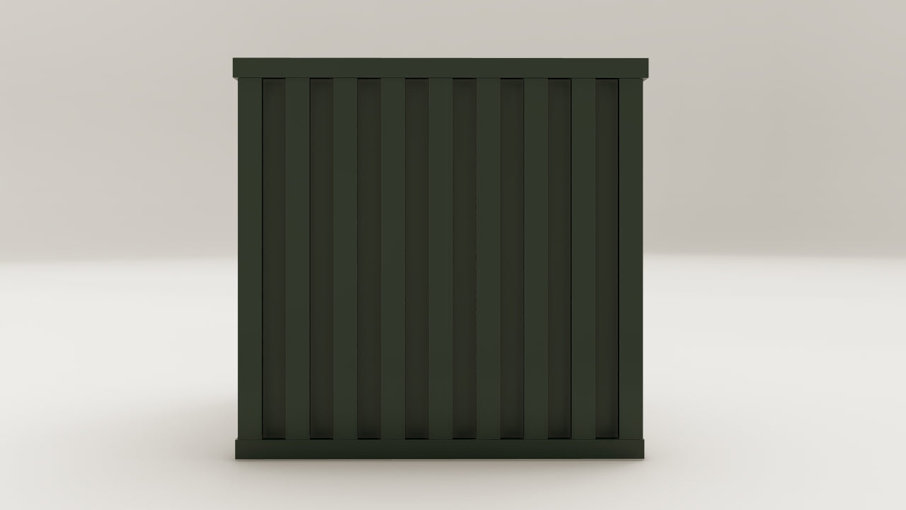 Flatpack - 6 - Bottle Green - 1 End Door view 5