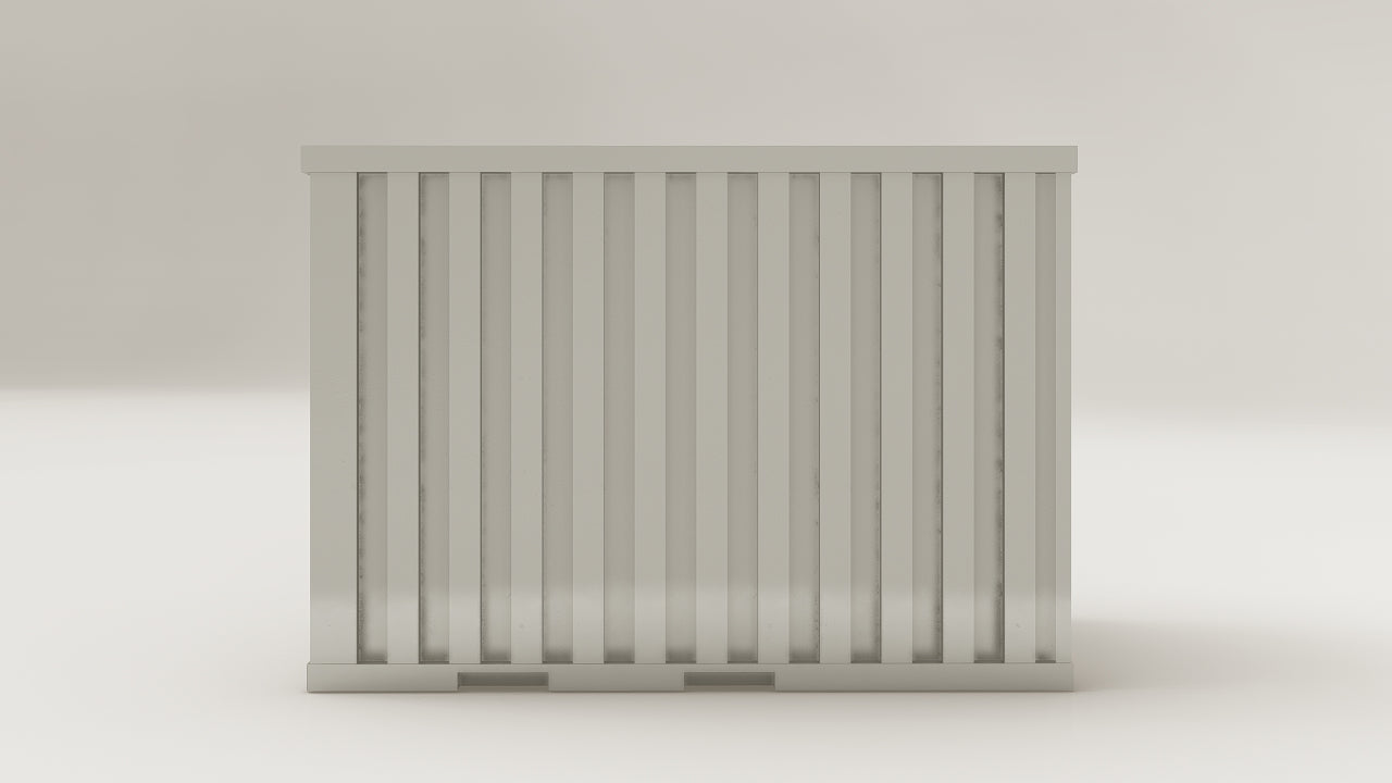 Flatpack - 6 - Galvanised Steel - 1 End Door view 6