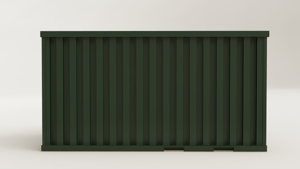 Flatpack - 8 - Bottle Green - 1 End Door view 3