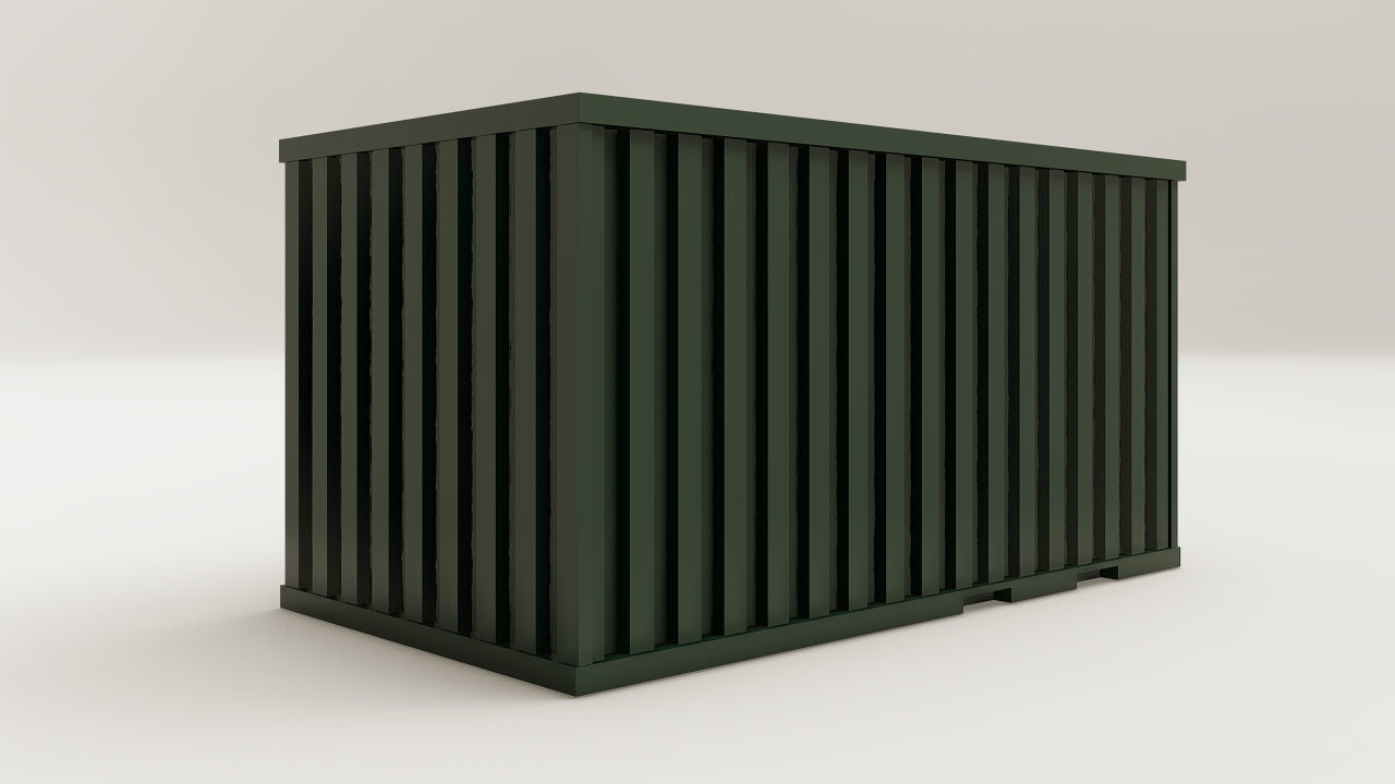 Flatpack - 8 - Bottle Green - 1 End Door view 4