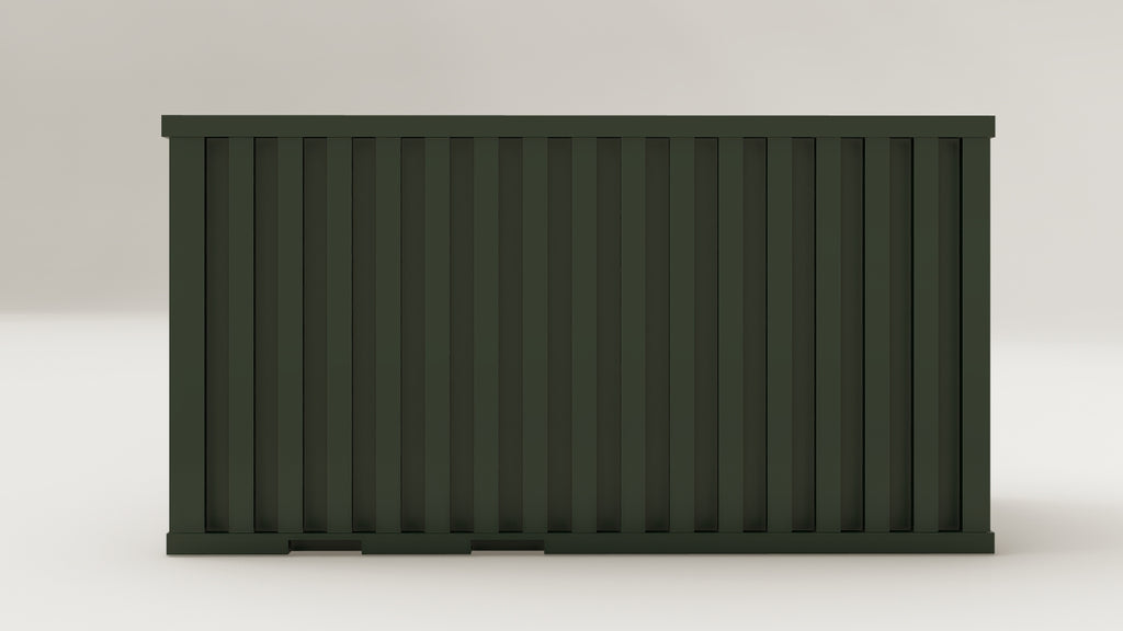 Flatpack - 8 - Bottle Green - 1 End Door view 6