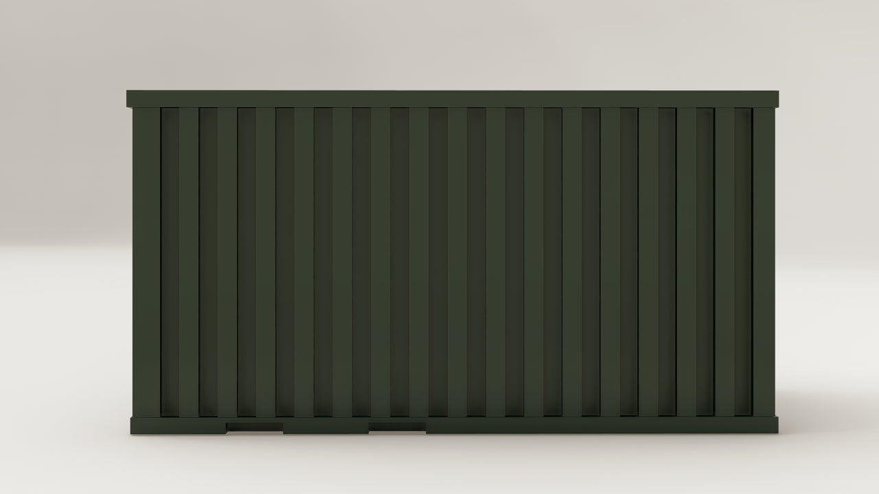 Flatpack - 8 - Bottle Green - 1 End Door view 6