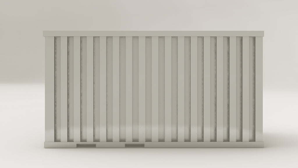 Flatpack - 8 - Galvanised Steel - 1 End Door view 6