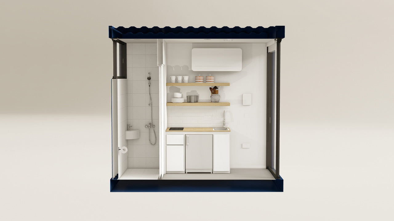 Living Space - 7.5 - Gentian Blue - 1 End Door view 1