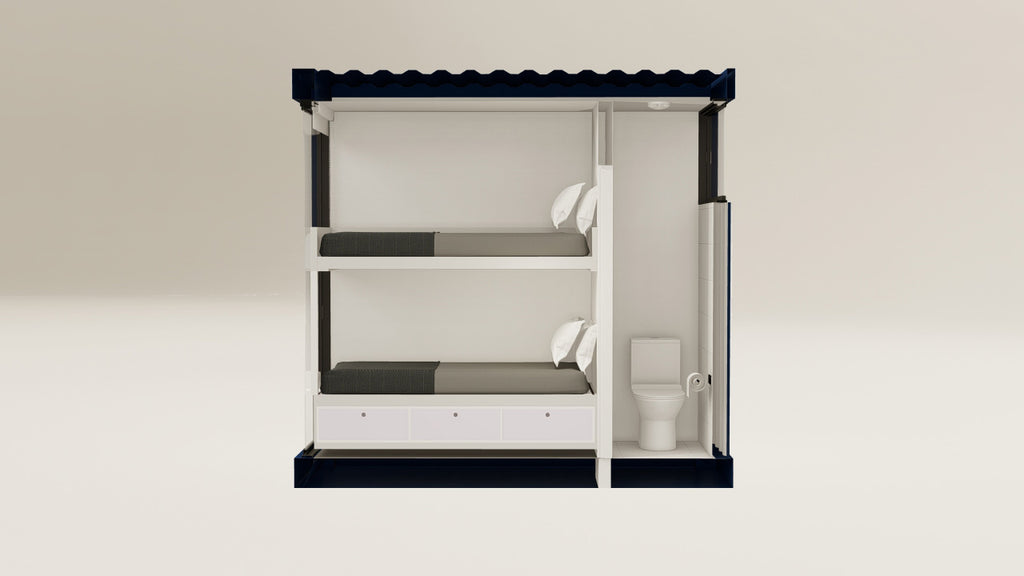 Living Space - 7.5 - Gentian Blue - 1 End Door view 2