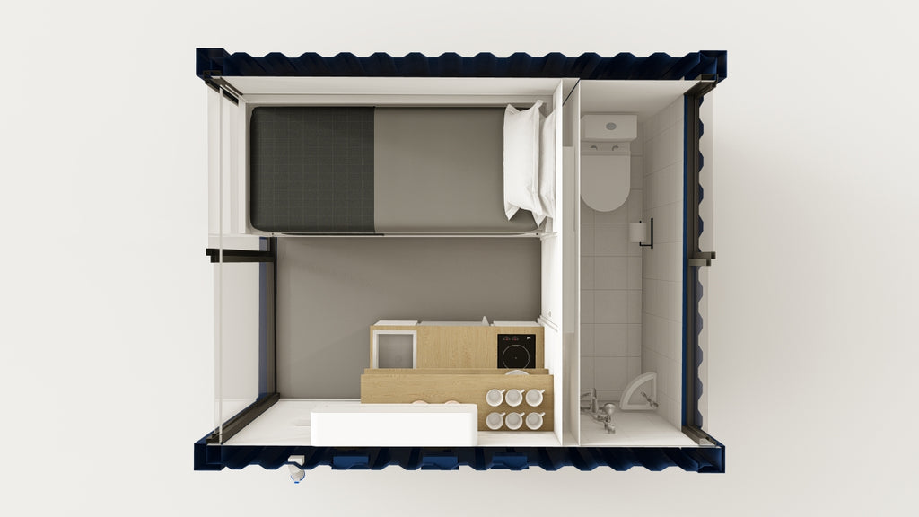 Living Space - 7.5 - Gentian Blue - 1 End Door view 3