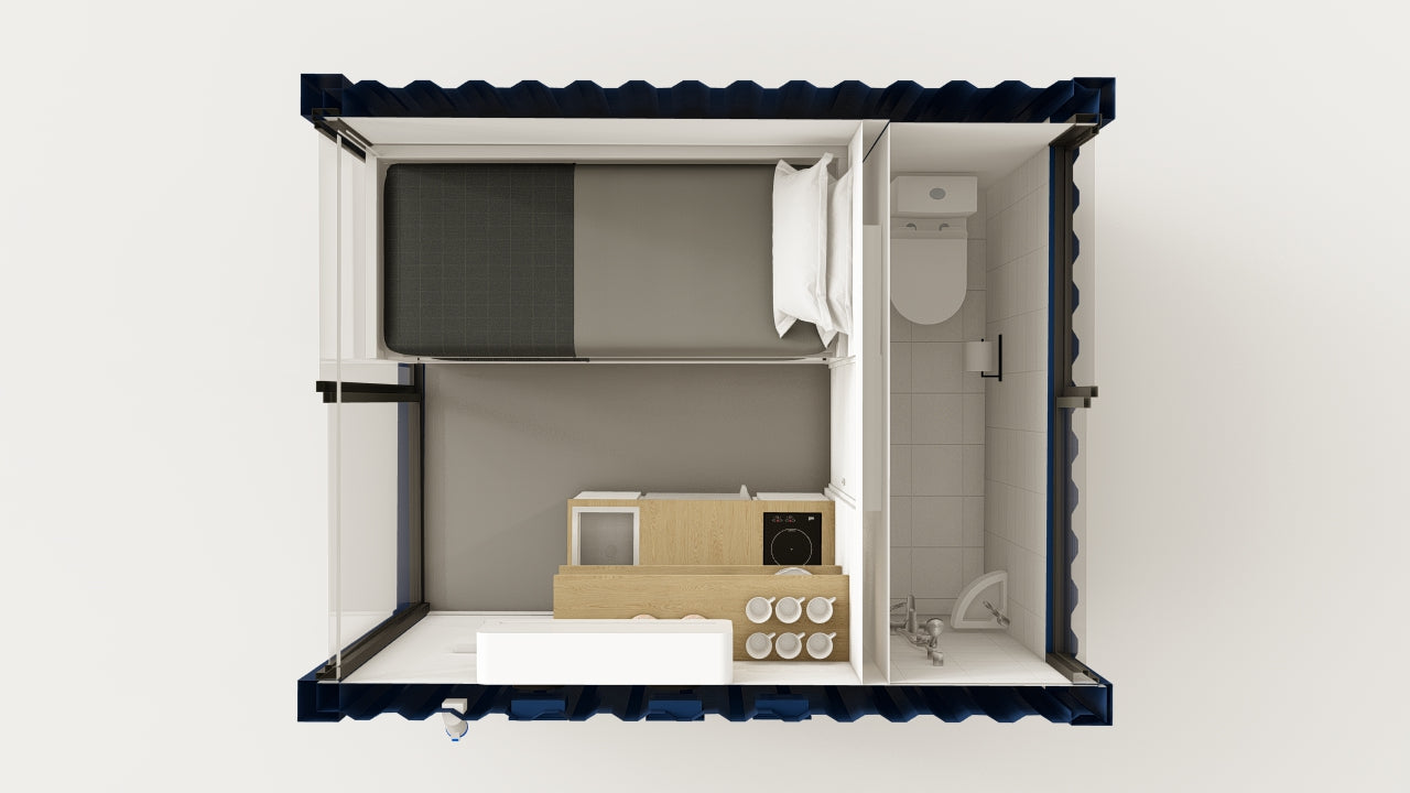 Living Space - 7.5 - Gentian Blue - 1 End Door view 3