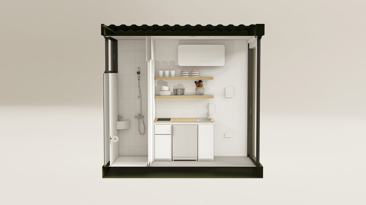 Living Space - 7.5 - Bottle Green - 1 End Door view 1