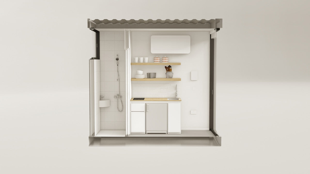 Living Space - 7.5 - Bottle Green - 1 Door