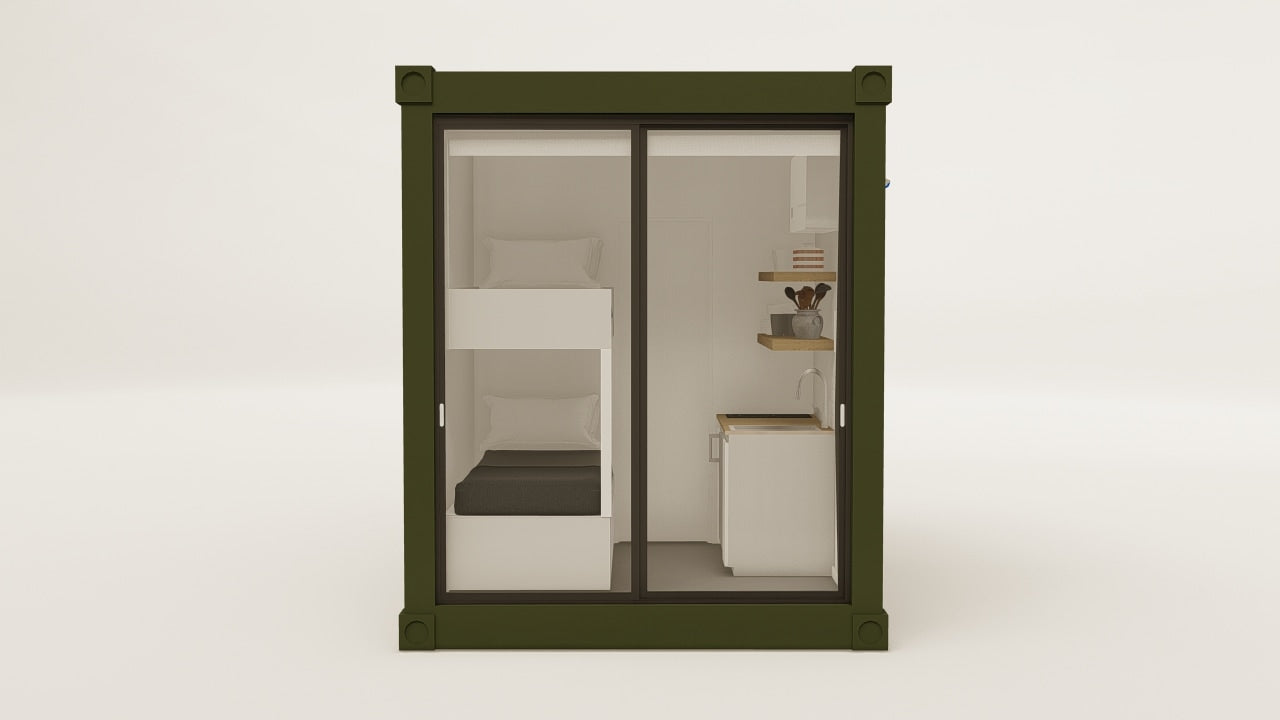 Living Space - 7.5 - Bottle Green - 1 Door