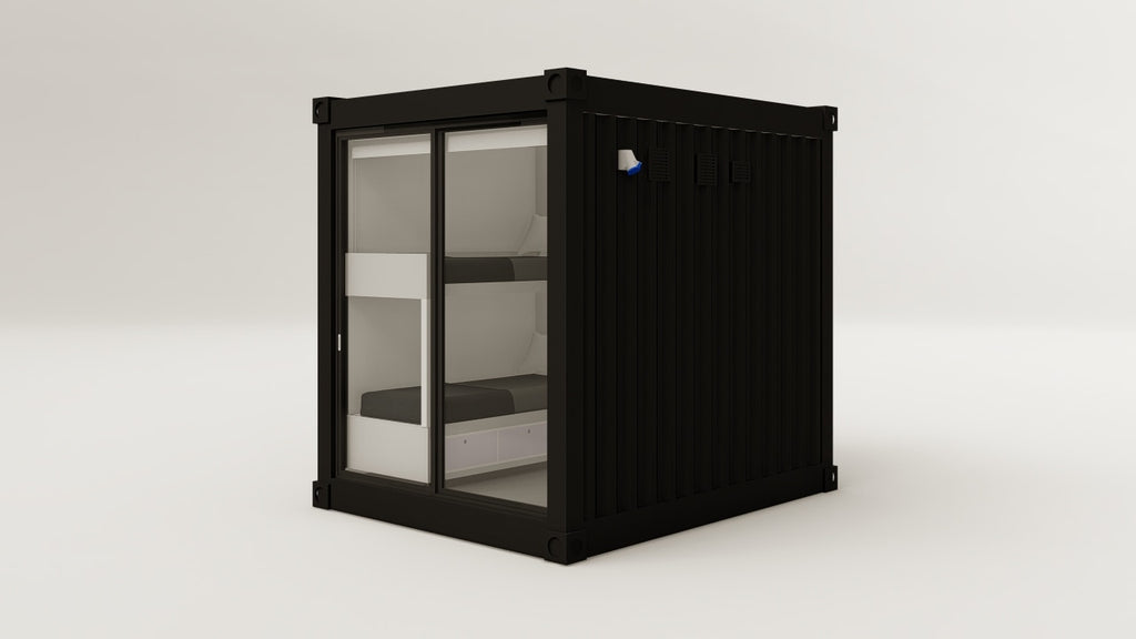 Living Space - 7.5 - Grey Aluminium - 1 Door