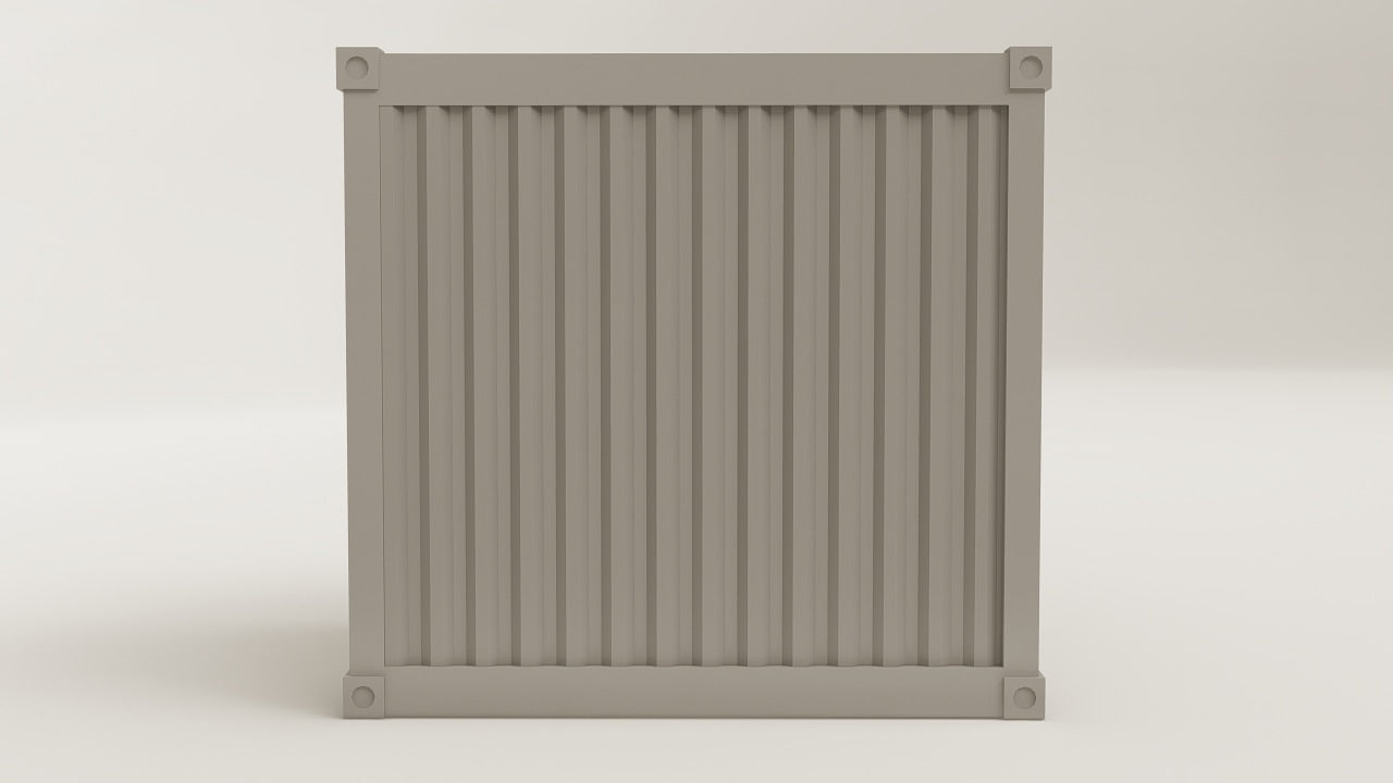 Living Space - 7.5 - Grey Aluminium - 1 Door