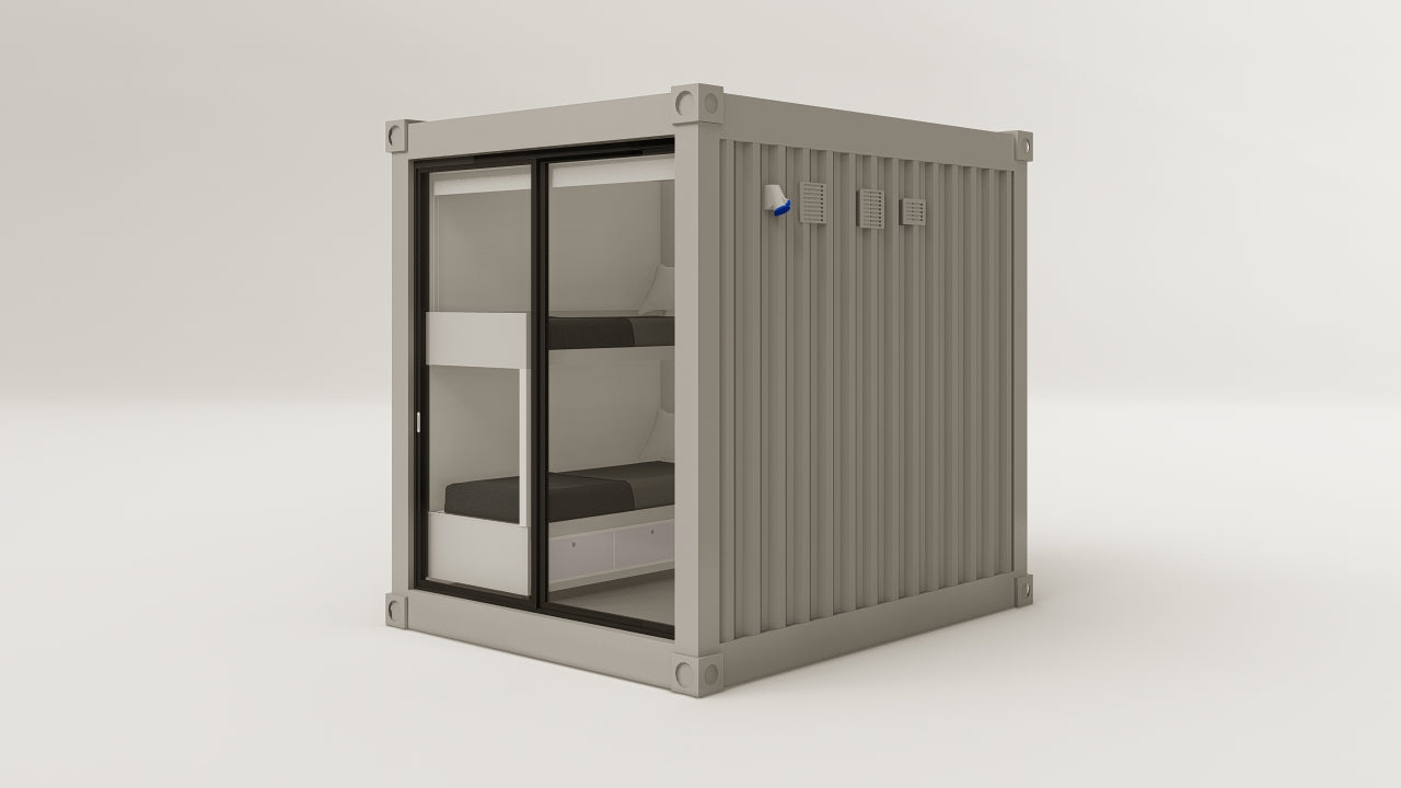 Living Space - 7.5 - Grey Aluminium - 1 End Door view 4