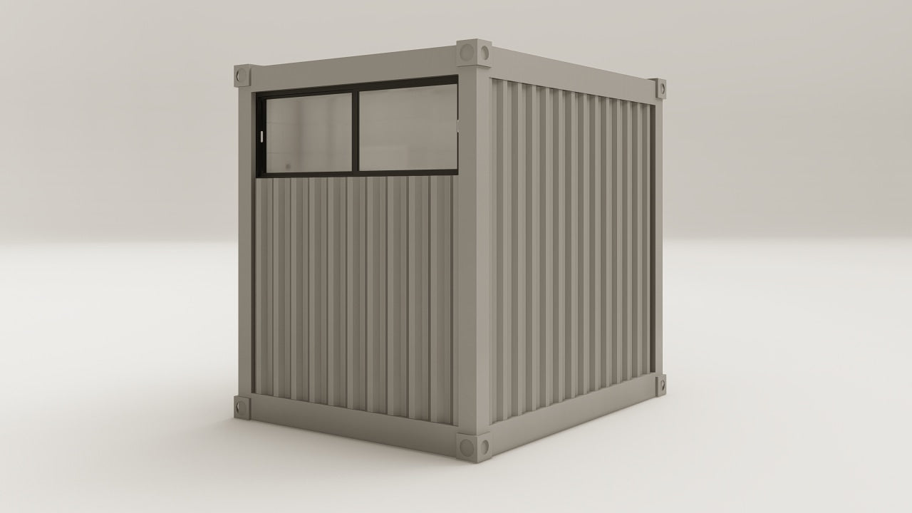 Living Space - 7.5 - Grey Aluminium - 1 Door