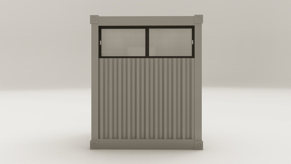 Living Space - 7.5 - Grey Aluminium - 1 Door