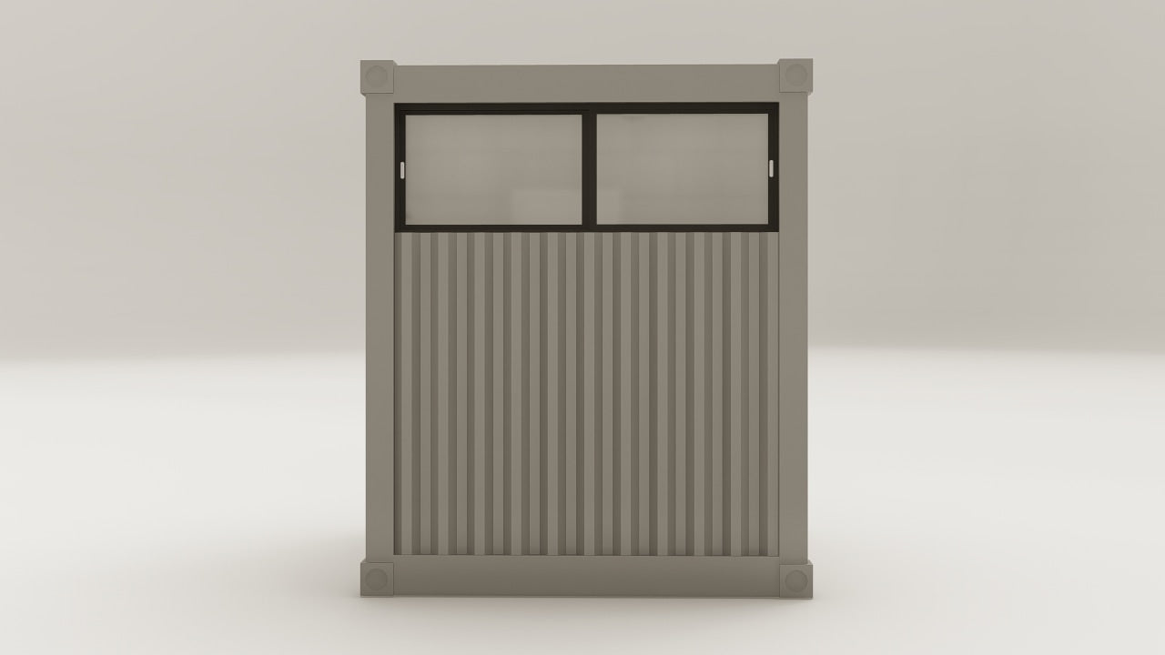 Living Space - 7.5 - Grey Aluminium - 1 Door