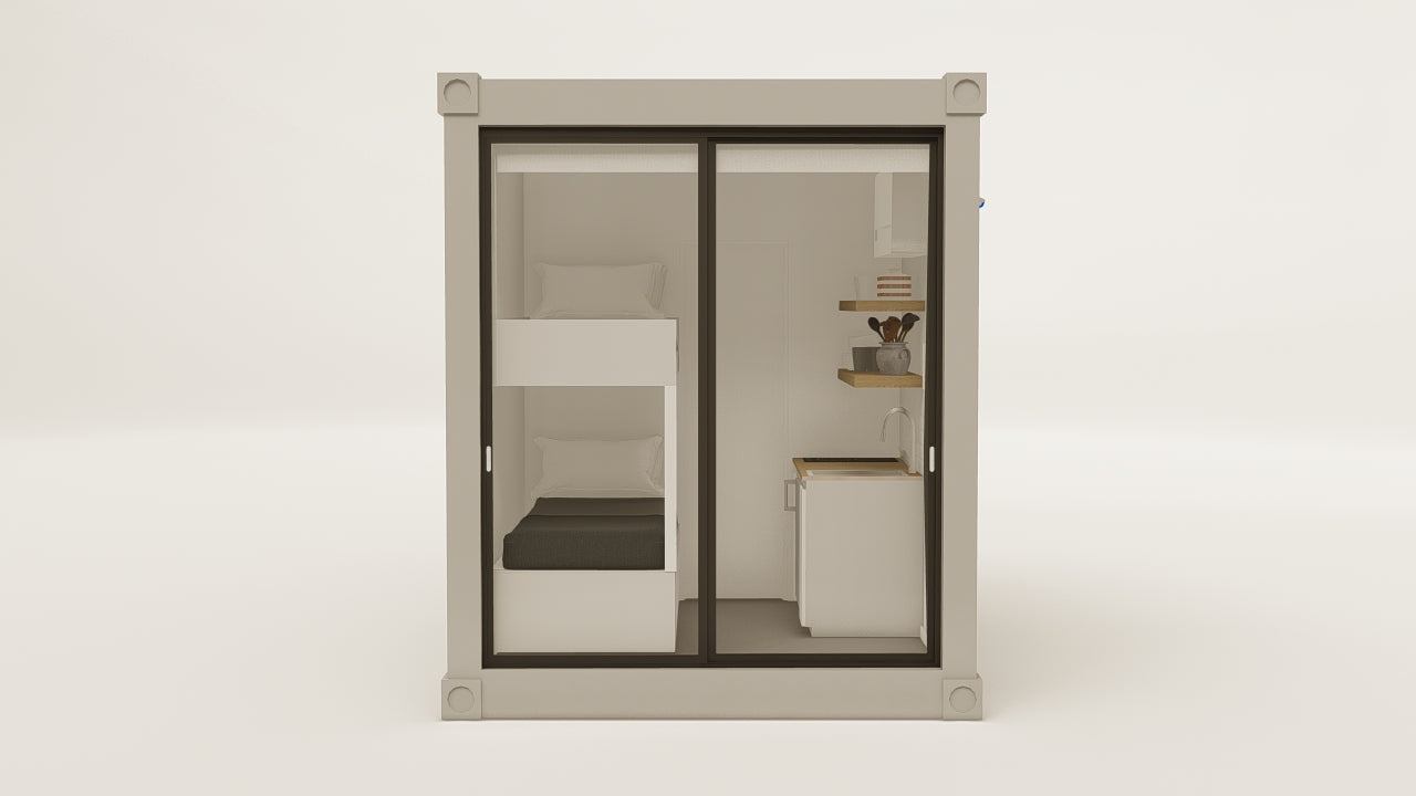 Living Space - 7.5 - Grey Aluminium - 1 End Door view 5