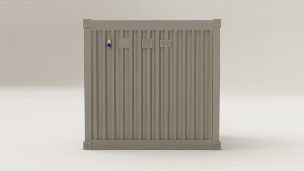 Living Space - 7.5 - Grey Aluminium - 1 Door