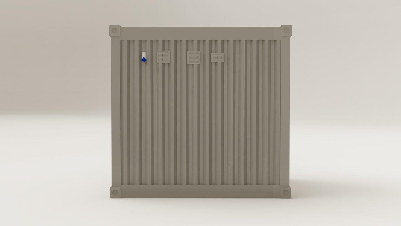 Living Space - 7.5 - Grey Aluminium - 1 Door