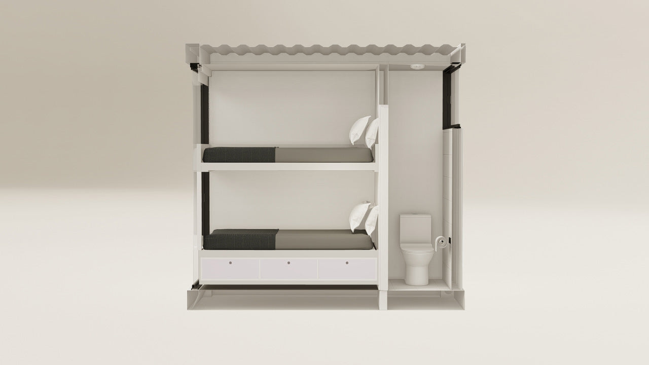 Living Space - 7.5 - Pure White - 1 End Door view 2