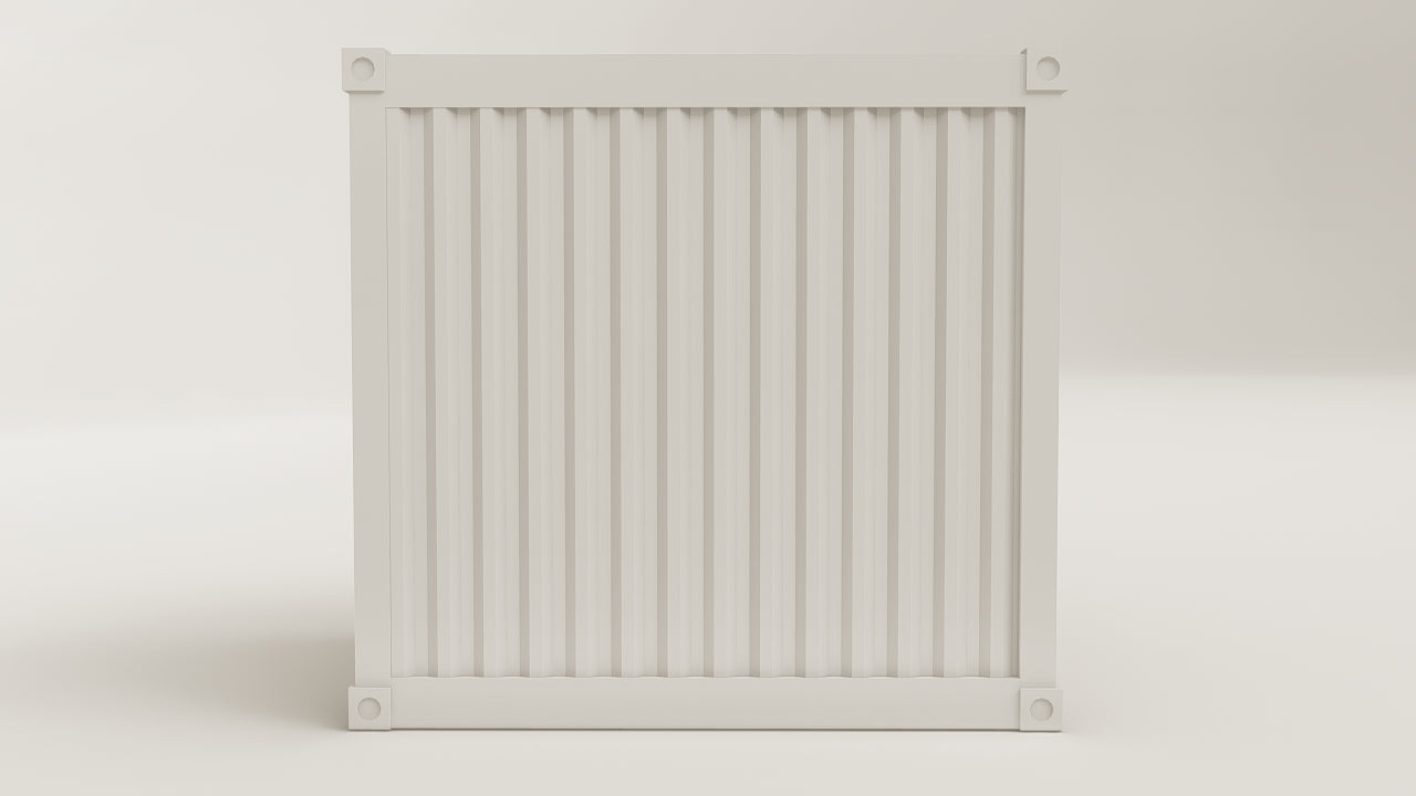 Living Space - 7.5 - Pure White - 1 End Door view 7