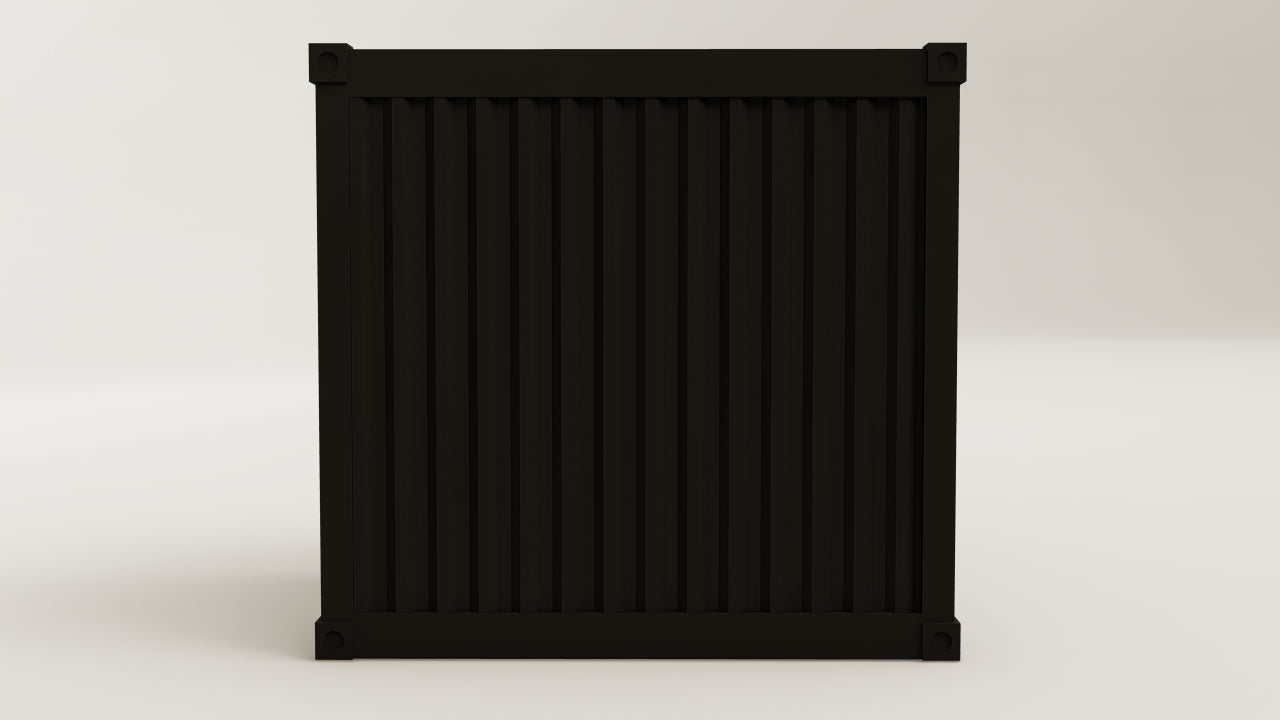 Living Space - 7.5 - Graphite Black - 1 End Door view 7