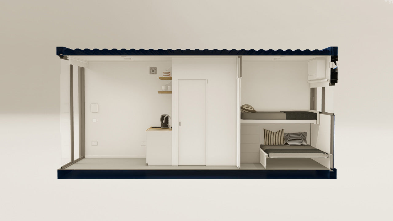 Living Space - 15 - Gentian Blue - 1 End Door view 1