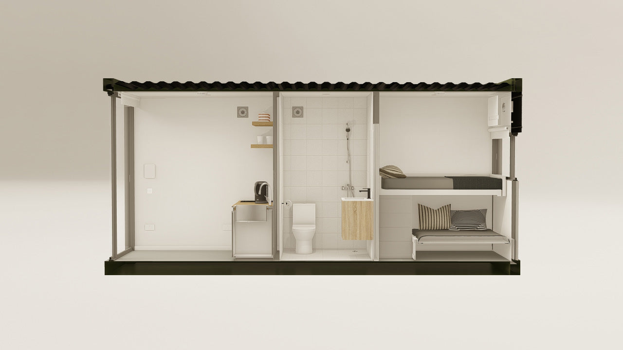 Living Space - 15 - Bottle Green - 1 End Door view 2