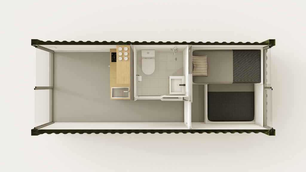 Living Space - 15 - Bottle Green - 1 End Door view 3