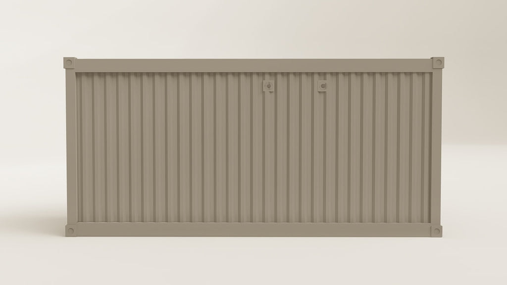 Living Space - 15 - Grey Aluminium - 1 Door