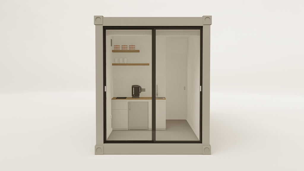 Living Space - 15 - Grey Aluminium - 1 End Door view 5