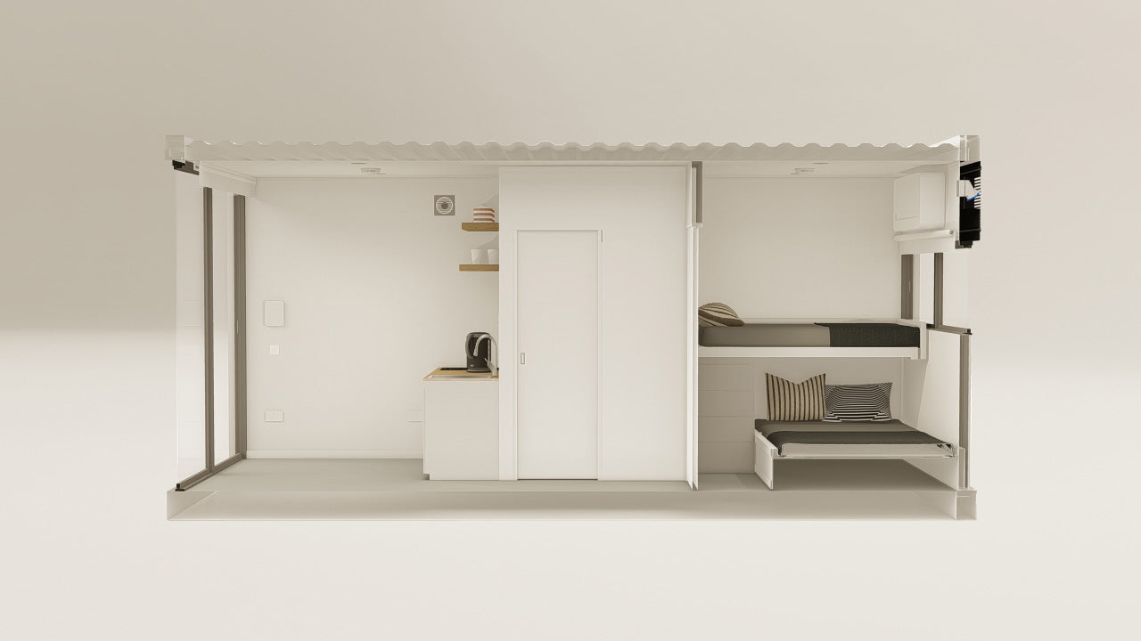 Living Space - 15 - Pure White - 1 End Door view 1