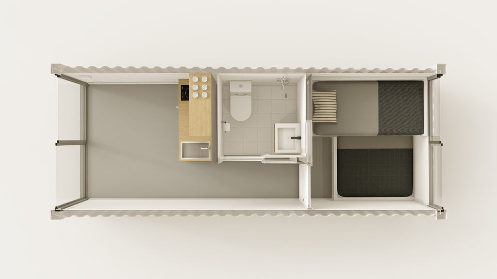 Living Space - 15 - Pure White - 1 End Door view 3