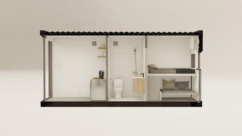 Living Space - 15 - Graphite Black - 1 End Door view 2