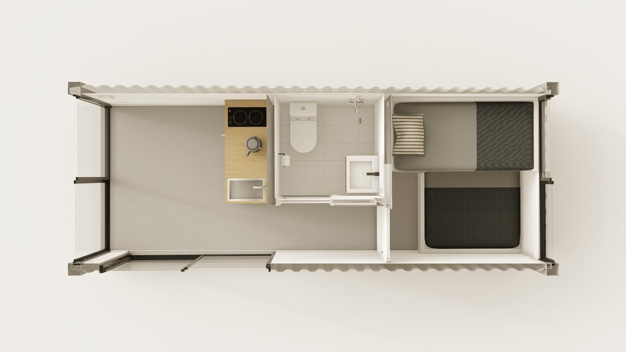 Living Space - 15 - Gentian Blue - 2 Doors