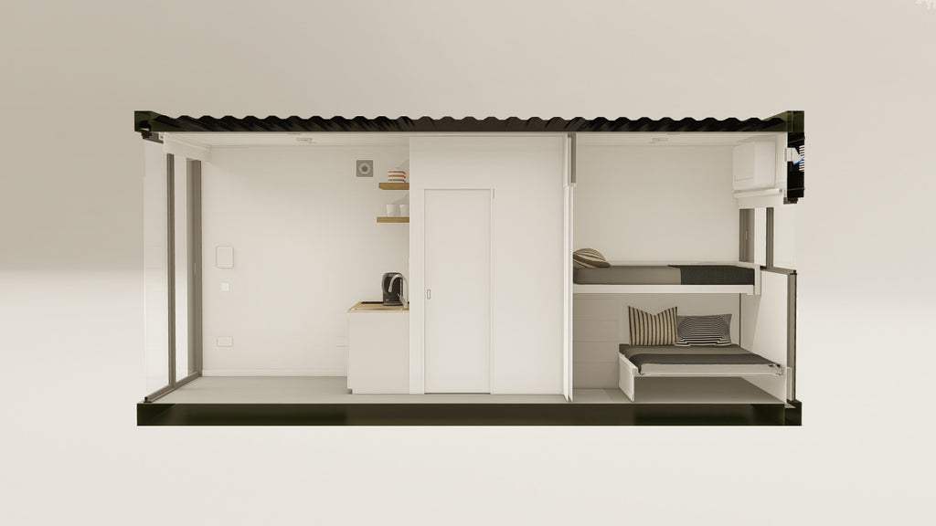 Living Space - 15 - Bottle Green - 1 End Door 1 Side Door view 1