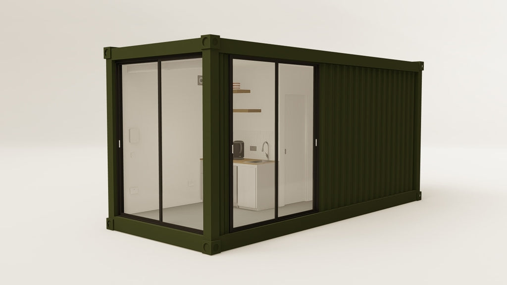 Living Space - 15 - Bottle Green - 2 Doors