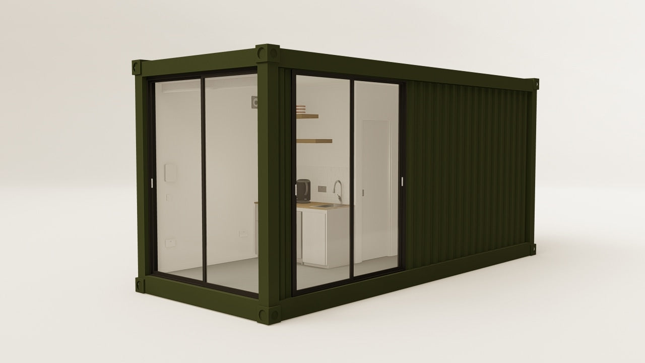 Living Space - 15 - Bottle Green - 2 Doors