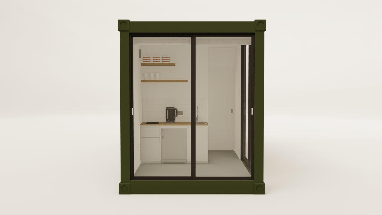 Living Space - 15 - Bottle Green - 1 End Door 1 Side Door view 5